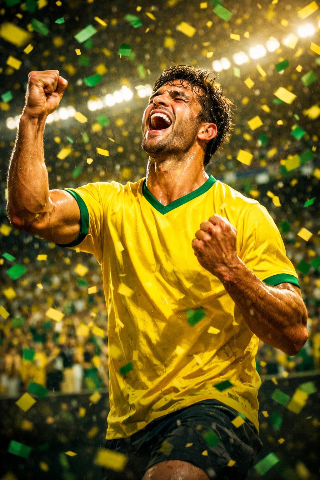 Pôster gerado pela IA do HeroShot — Copa